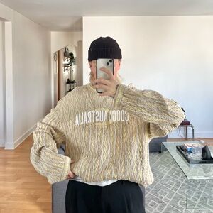 vintage coogi textured knit